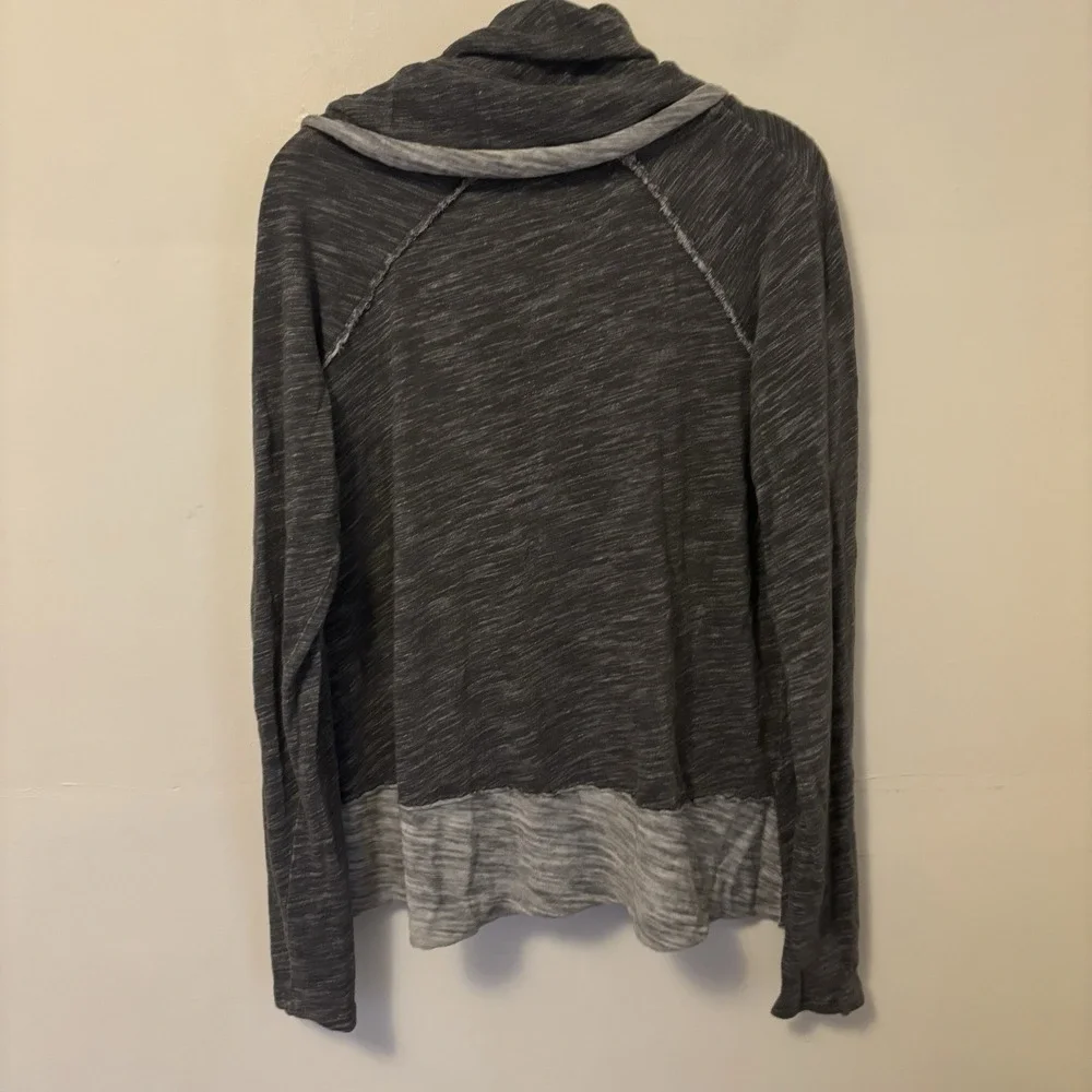 Free People FP Beach Two Body Corps Deux Cowl Neck Top Onesize Oversized Sweater - Picture 4 of 6